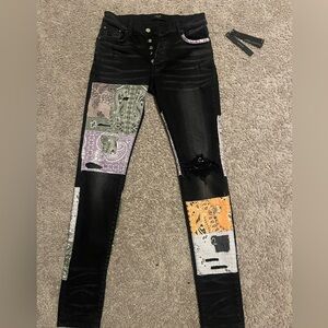 Amiri jeans worn once